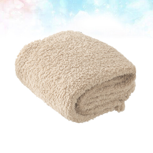 Fuzzy Hundedecke Plüsch Und Beige 1Stück 1