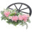 Kranz Für Die Eingangstür, Simulationsblumen, Holzrad, 1