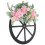 Kranz Für Die Eingangstür, Simulationsblumen, Holzrad, 4