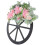 Kranz Für Die Eingangstür, Simulationsblumen, Holzrad, 7