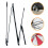 Folding Herstelonderdelen Metaal Zwart 2 Sets 11