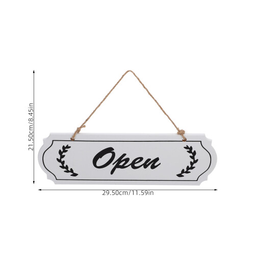 Raindrops Restaurant Open Schild Aus Holz Türschild Büro 1