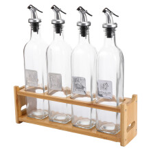 5Stk Küchenölflasche Essig Sojasoßen Gewürzflasche Behälter