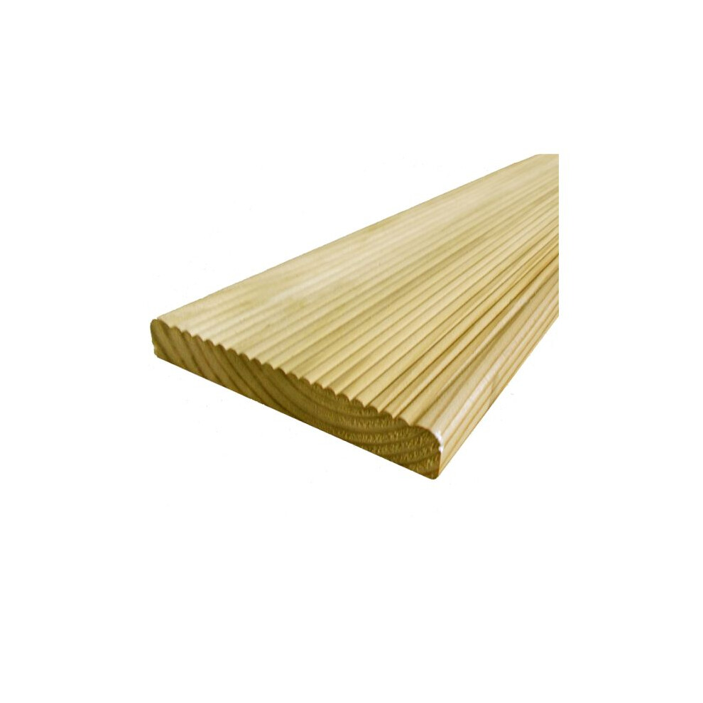 Savoy Timber Pack Of 10 1.8M Value Decking Boards 120Mm X 18Mm