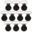 10St Schnullerketten Mit Halterung, Runde Metallclips ( ) 3