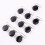 10St Schnullerketten Mit Halterung, Runde Metallclips ( ) 8