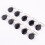 10St Schnullerketten Mit Halterung, Runde Metallclips ( ) 5