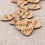 50 DIY Holzscheiben Scrapbooking Große Konfetti Braut 4