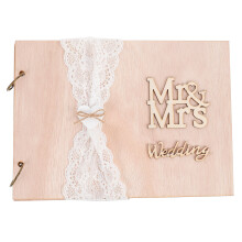 1Stk 10 Seiten Retro Holz Für Hochzeit Zeremonie