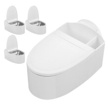 4 Wandmontierte Aschebehalter Toilettenförmig Windgeschützt