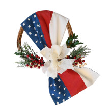 American Independence Day Blumenkranz Wandkranz Verzierung