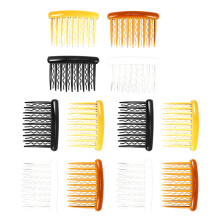 12Stk Haarpick-Kämme Mode-Haarkämme Friseur-Kämme Breitsteg-Kämme
