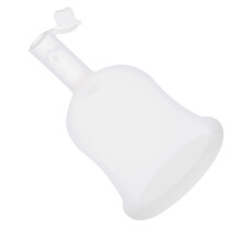 Silikon Menstruationstasse, Recycelbare Sammeltasse (Transparent S)