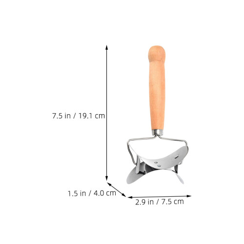 2Stk Teigtaschen Ausstecher Mit Holzgriff 1