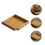 Teezubehör Tablett Vintage Dekoratives Teeblatt Accessoire 7