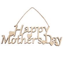 Happy Mother'S Day Holz Aufhängeschild Für Partydekoration