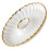 Dumpling Schale Wiederverwendbare Sushi Platte Runder Dippteller 4