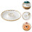 Dumpling Schale Wiederverwendbare Sushi Platte Runder Dippteller 5