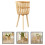 Porte-Pots En Bambou Robuste Couleur Khaki Idéal Intérieur 10