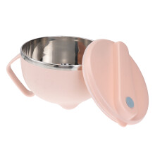 1Stk Nudelschüssel Bento Box Mit Deckel Reisschale Pink