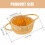 Rattan Gewebter Tee Filter Kung Fu Tee Gestalteter 2