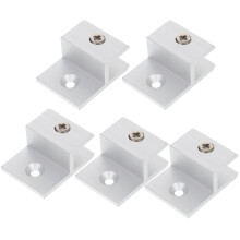 5 Verstellbare Rechteckige Glasablage Halterung Klemme Schwebe