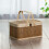 Picnic Korb Weiden Rattan Servierkorb 8