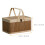 Picnic Korb Weiden Rattan Servierkorb 9