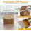 Picnic Korb Weiden Rattan Servierkorb 11