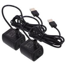 2Stück USB Mini Tauchpumpe Für Aquarium, Fischtank, Gartenbrunnen