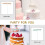 2 Sets Mesh Pearl Star Cake Topper Decors 9