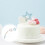 2 Sets Mesh Pearl Star Cake Topper Decors 4