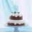 2 Sets Mesh Pearl Star Cake Topper Decors 2