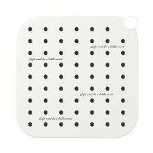 Silikon Bodenablaufmatte Geruchsbinder Für Badezimmer (Weiß)
