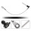 1Pièces Bouton Verrou Rapide Pour Boîtier Audio Argenté 8