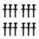 12 Unidades Soporte Universal Ajustable Para Cubiertos Y 4