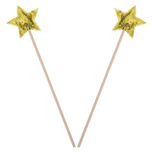 2Stk Sternform Glitzer Fee Engel Für