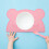 Tischset Für Kinder Rutschfest Rosa 1Stk 6