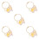 5 Transparante Kat Opbergcapsule Sleutelhanger 6