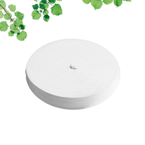 1 Rolle Dehnbare Nähbänder Stretch Band Weiß 2