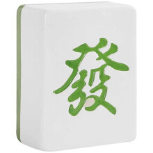 Spardose aus Keramik in Mahjong-Form, zum Geldsparen, für Zuhause, kompakte Größe, schlichtes Design,