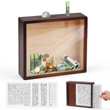 Kreatives Sparschwein aus Holz mit selbstgestalteter Acrylfront – Spaß beim Sparen für Kinder und Erwachsene