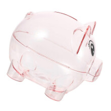 Unzerbrechliche, transparente Spardose, Kinder-Sparschwein, sichere Geldkassette, Heimdekoration, 12,50