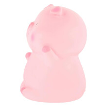 Niedliches, pinkes Cartoon-Sparschwein – unzerbrechliche Spardose für Erwachsene und Kinder – 8,5 cm