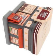 Spardose aus Kunststoff, modernes Design, 1 Set