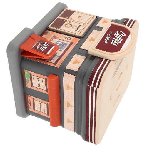 Spardose aus Kunststoff, modernes Design, 1 Set