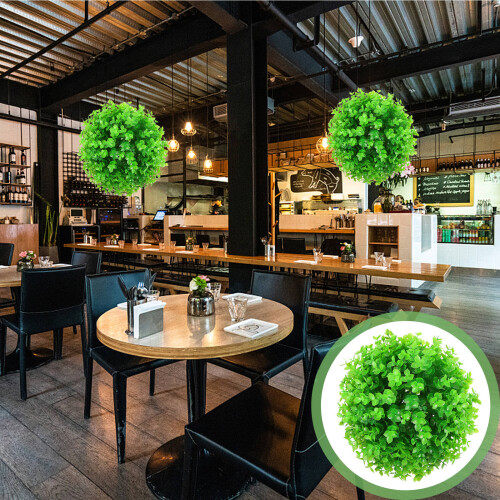2Pack Topiary Kugel Kunststoff Hängend Für Partydekoration 1