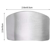 Protector De Dedos Para Cortar Verduras, Accesorio Cocina Antilesiones