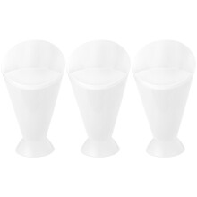 3 Party Chip Cup 16,5x8,5 Cm Weiß