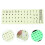 Feuille Autocollant Clavier Lumineux Espagnol Remplacement 3